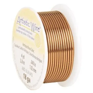 18 Gauge Antique Brass Artistic Wire