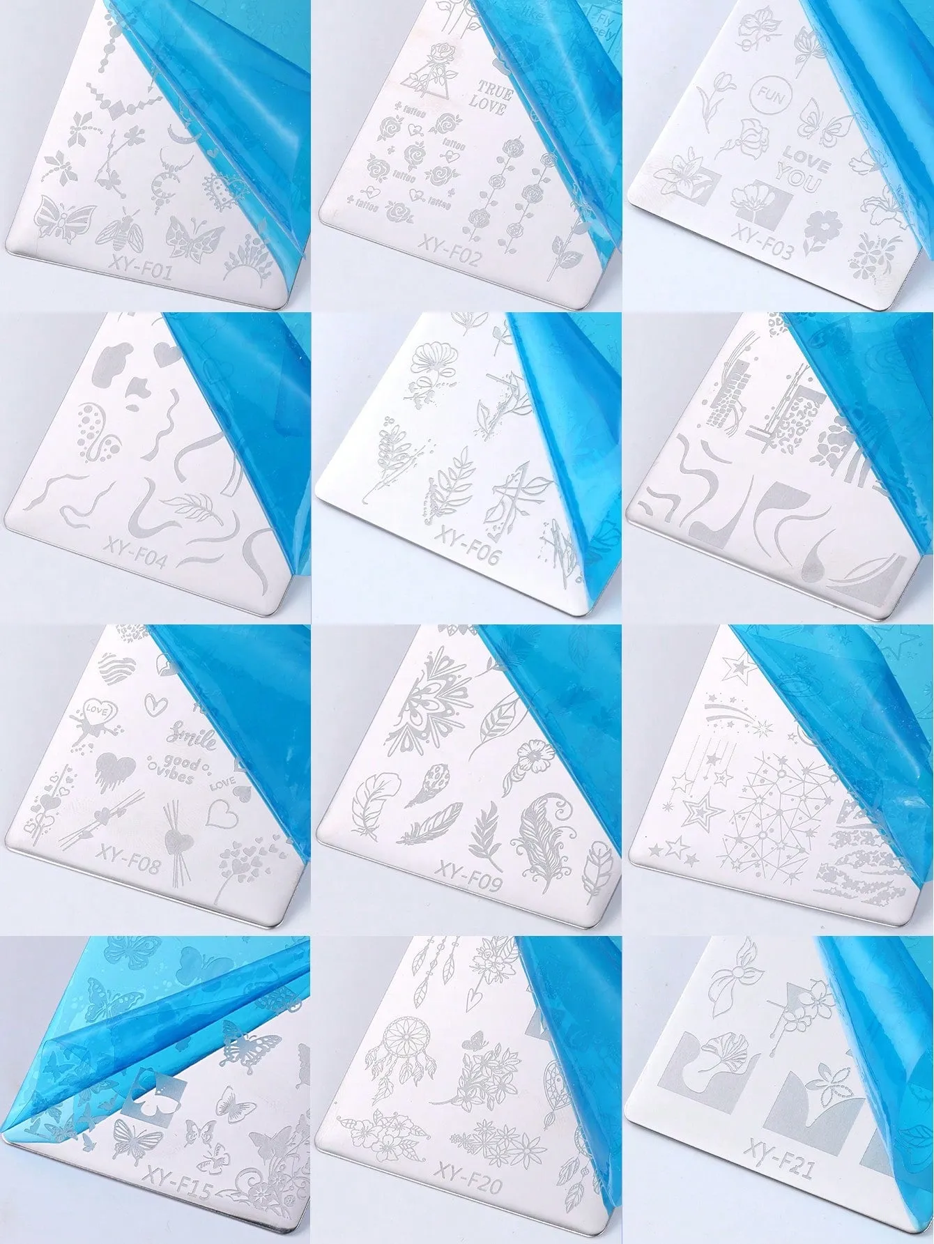 6pcs Nail Art Stamping Set