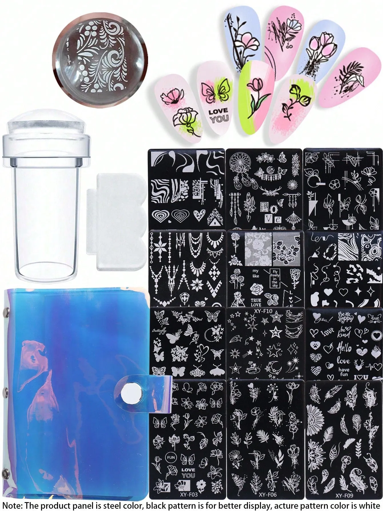 6pcs Nail Art Stamping Set