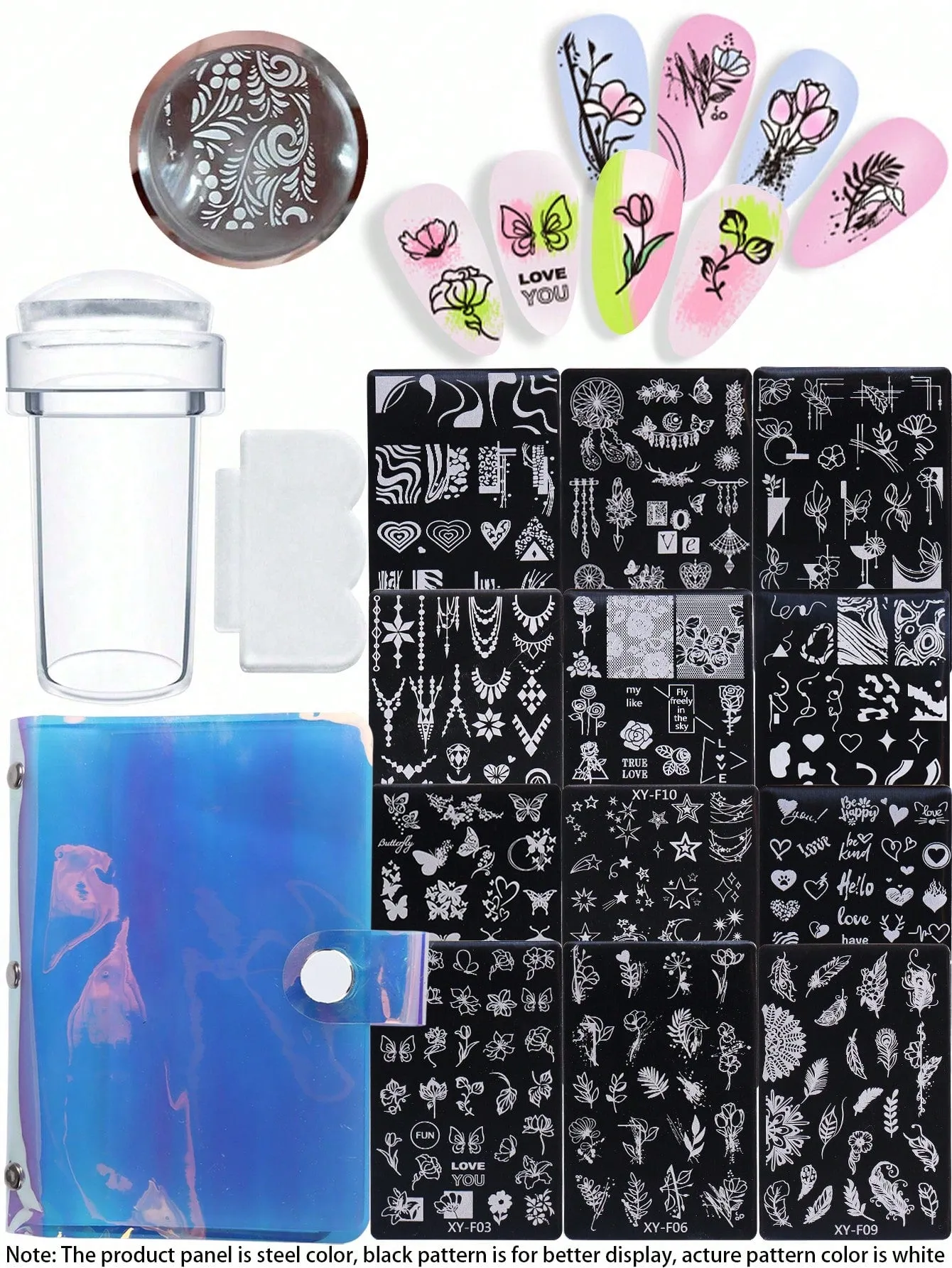 6pcs Nail Art Stamping Set