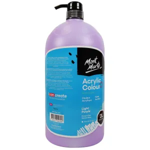 Acrylic Colour Paint Signature 2L (67.6 US fl.oz) Bottle – Light Purple