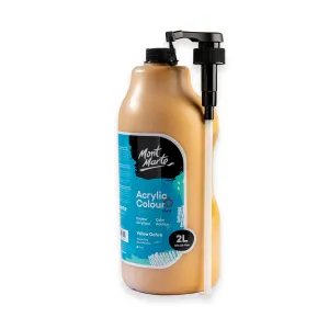 Acrylic Colour Paint Signature 2L (67.6 US fl.oz) Bottle – Yellow Ochre