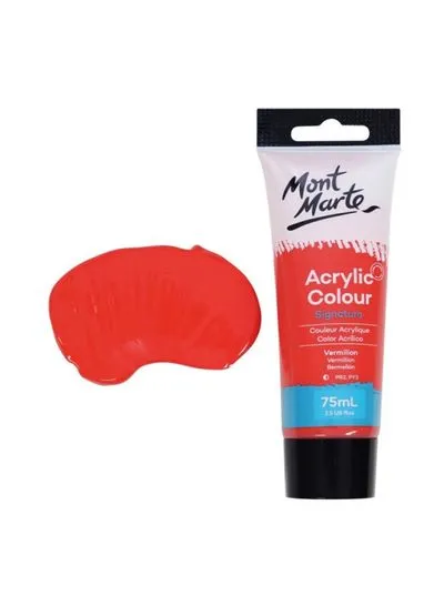 Acrylic Colour Paint Signature 75ml (2.5 US fl.oz) - Vermilion