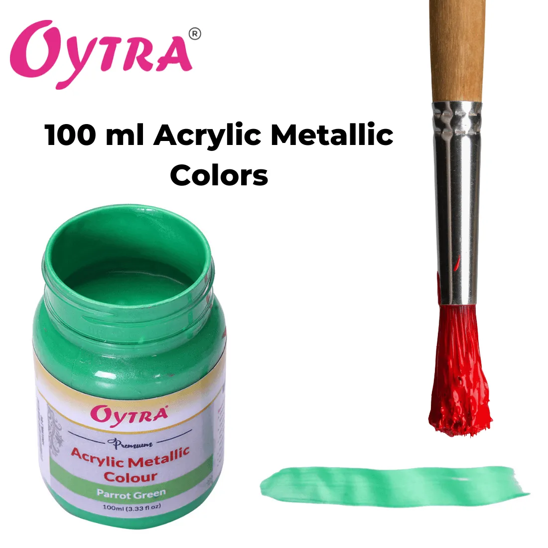 Acrylic Metallic Color Bottles 100ml