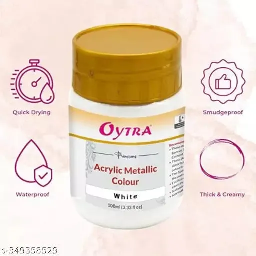Acrylic Metallic Color Bottles 100ml