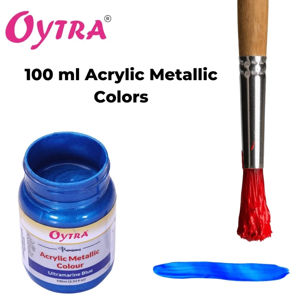 Acrylic Metallic Color Bottles 100ml