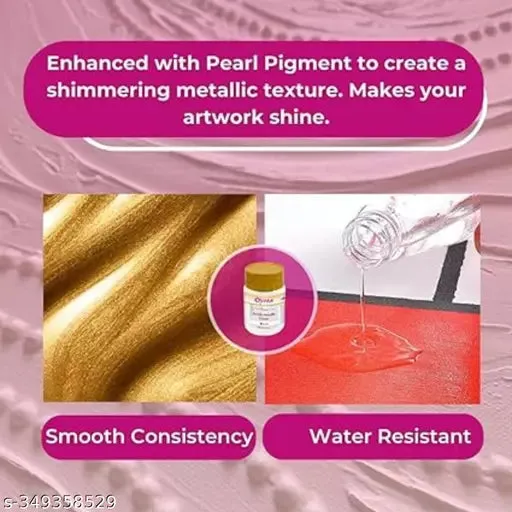 Acrylic Metallic Color Bottles 100ml