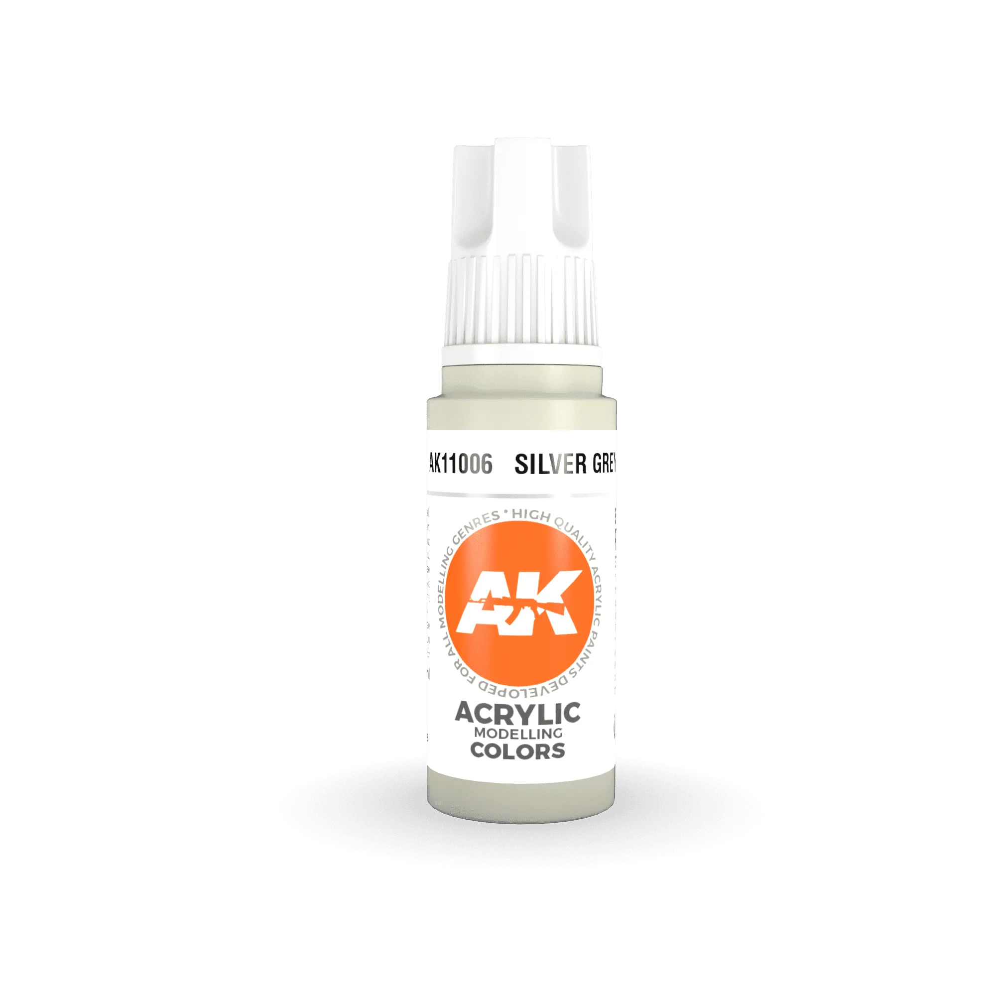 AK Interactive AK11006 3G Silver Gray Acrylic Paint 17ml