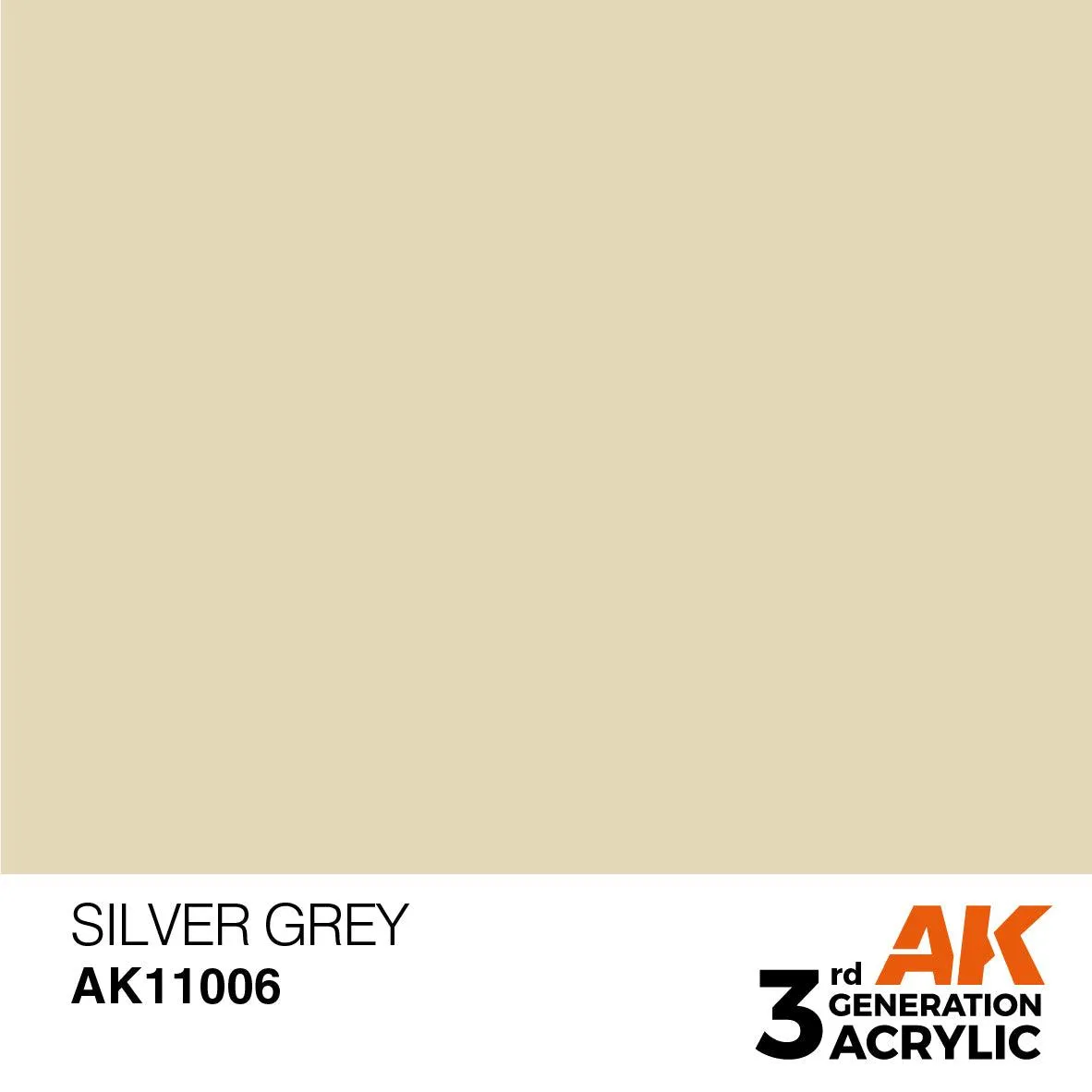 AK Interactive AK11006 3G Silver Gray Acrylic Paint 17ml