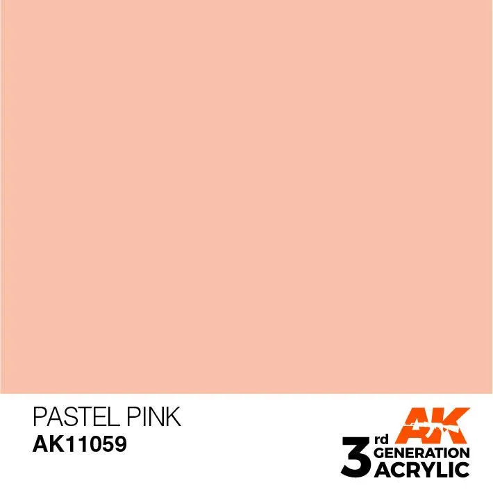 AK Interactive AK11059 3G Pastel Pink Acrylic Paint 17ml