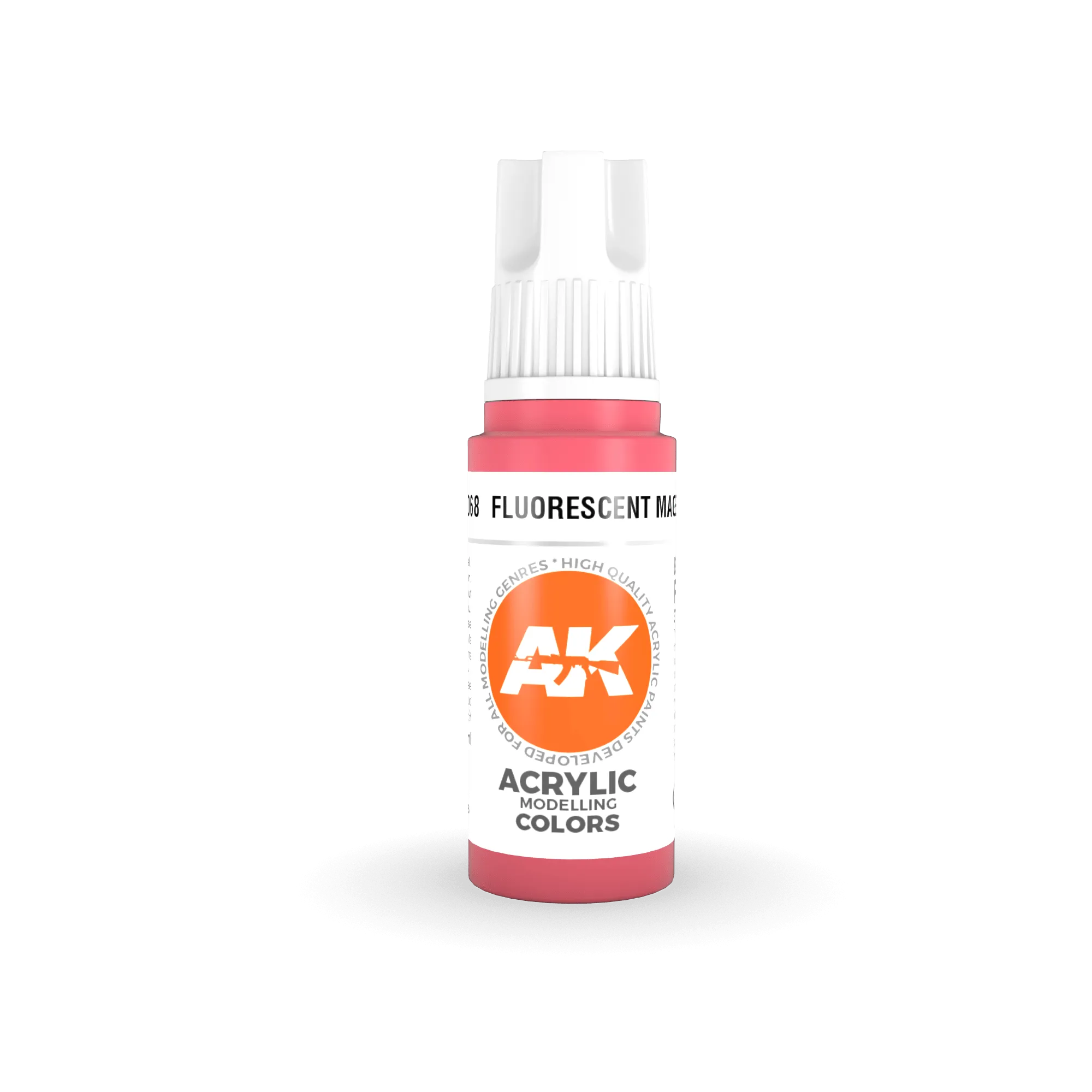 AK Interactive AK11068 3G Fluorescent Magenta Acrylic Paint 17ml