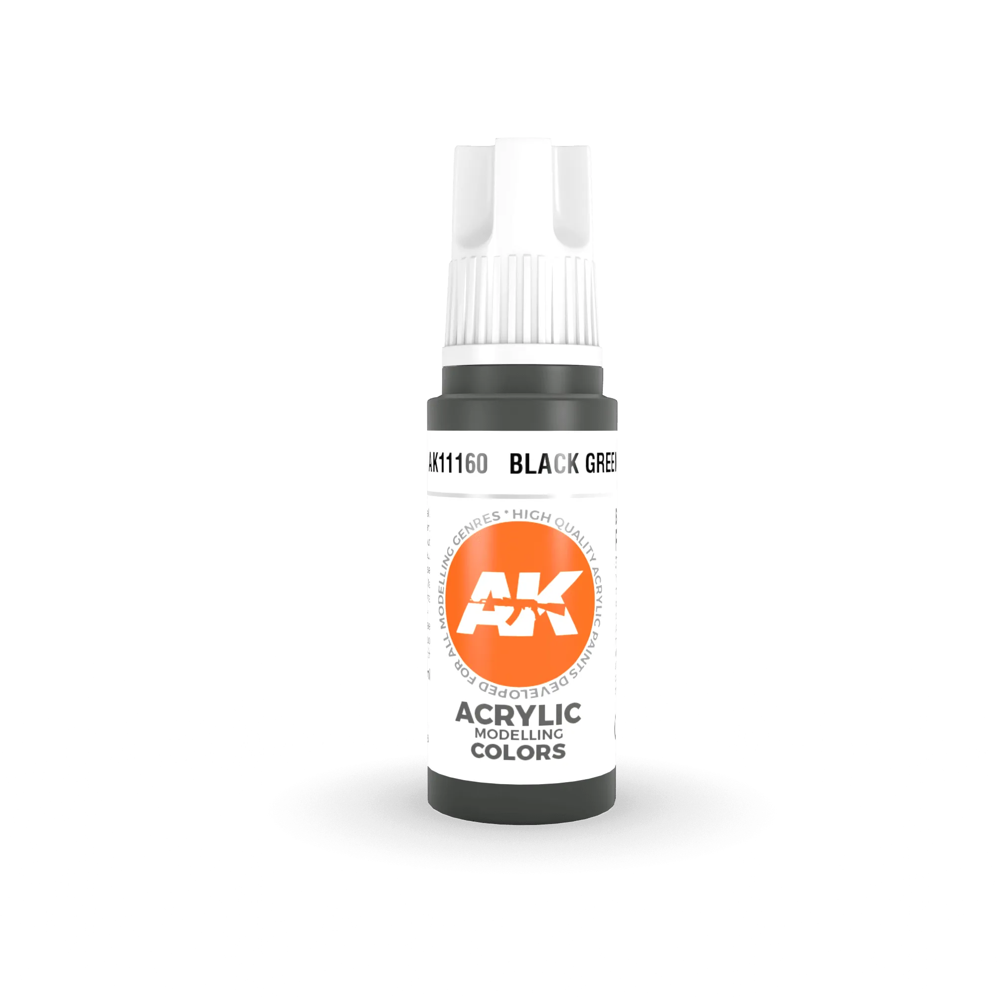 AK Interactive AK11160 3G Black Green Acrylic Paint 17ml