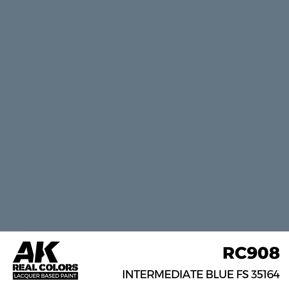 AK Interactive RC908 Real Colors Intermediate Blue FS 35164 Paint 17ml