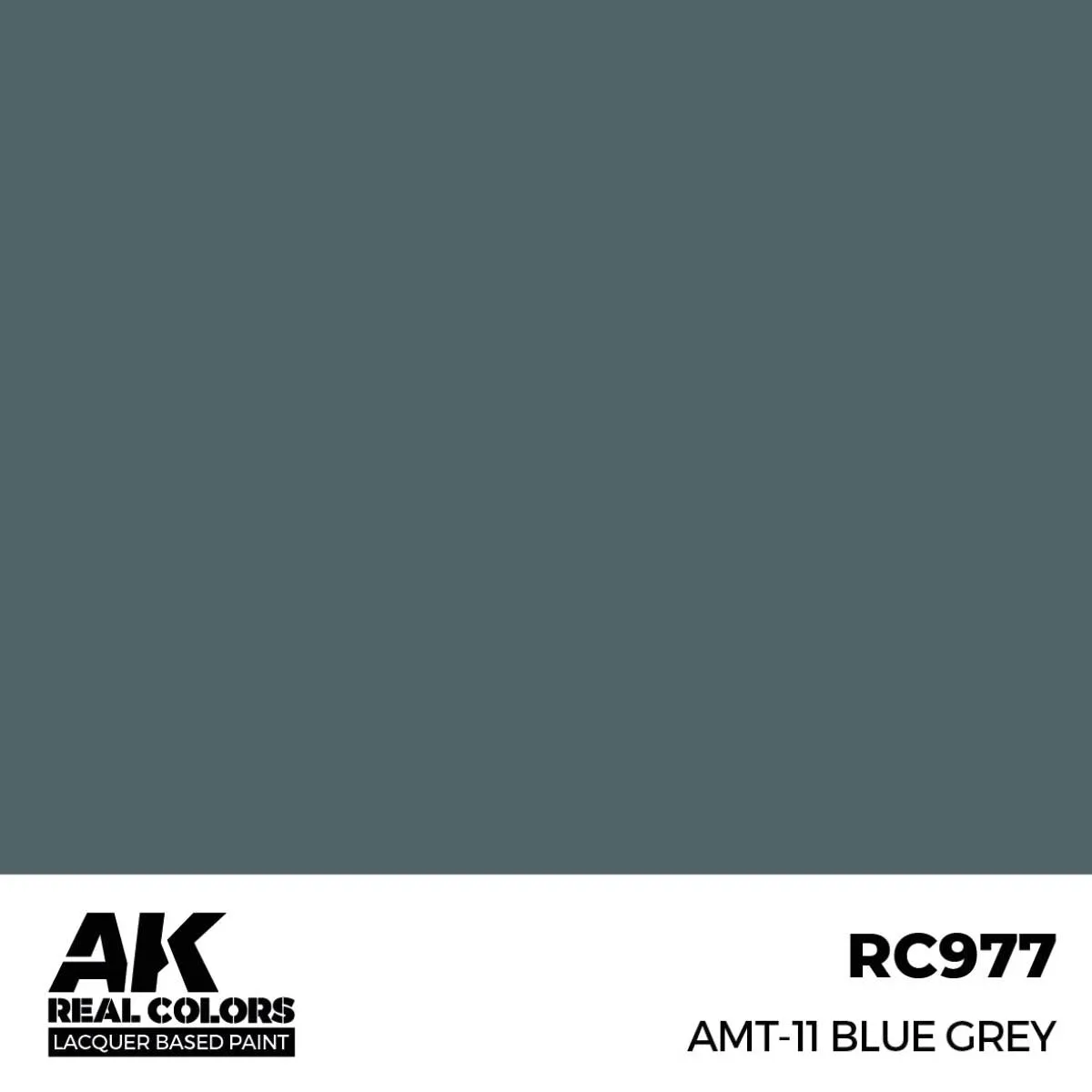 AK Interactive RC977 Real Colors AMT-11 Blue Grey Paint 17ml