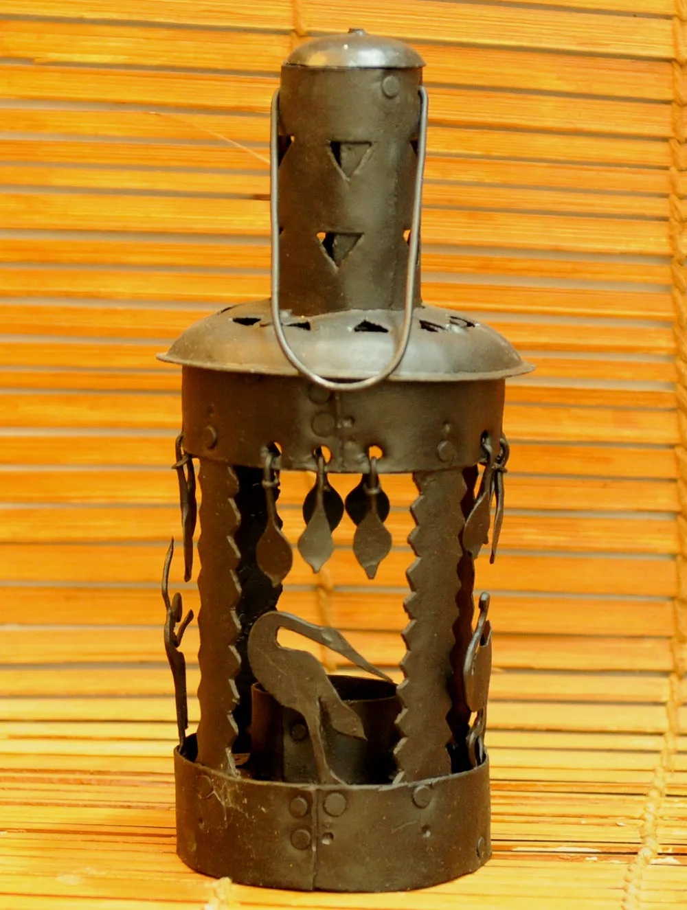 Bastar Tribal Art - Candle Holder, Round