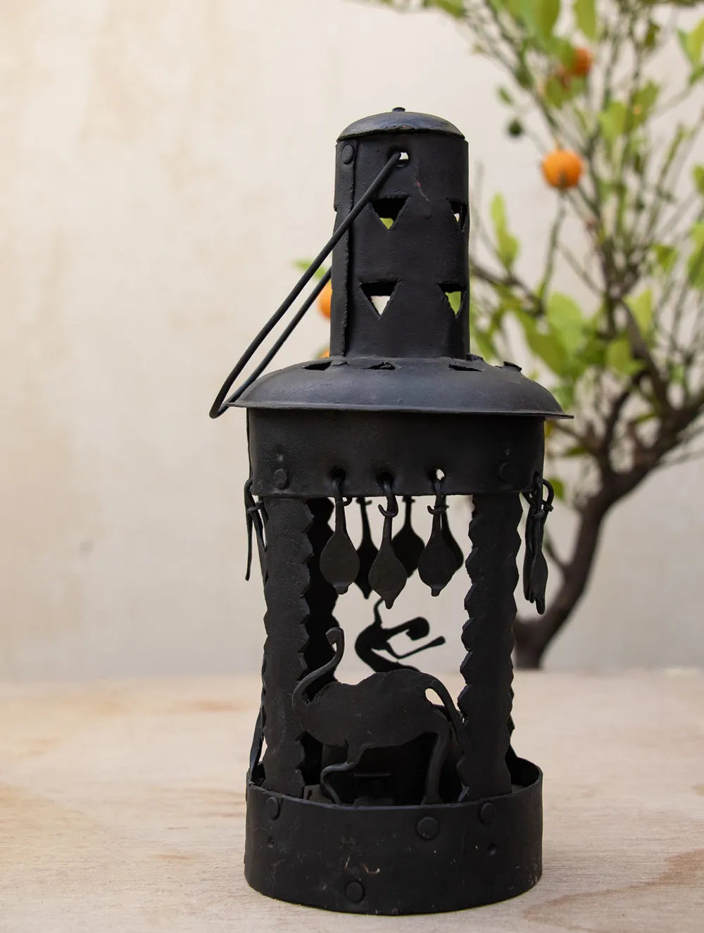 Bastar Tribal Art - Candle Holder, Round