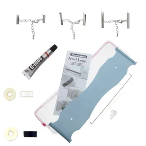 Bead Looming Starter Set, Silver - Just-Add-Beads Collection