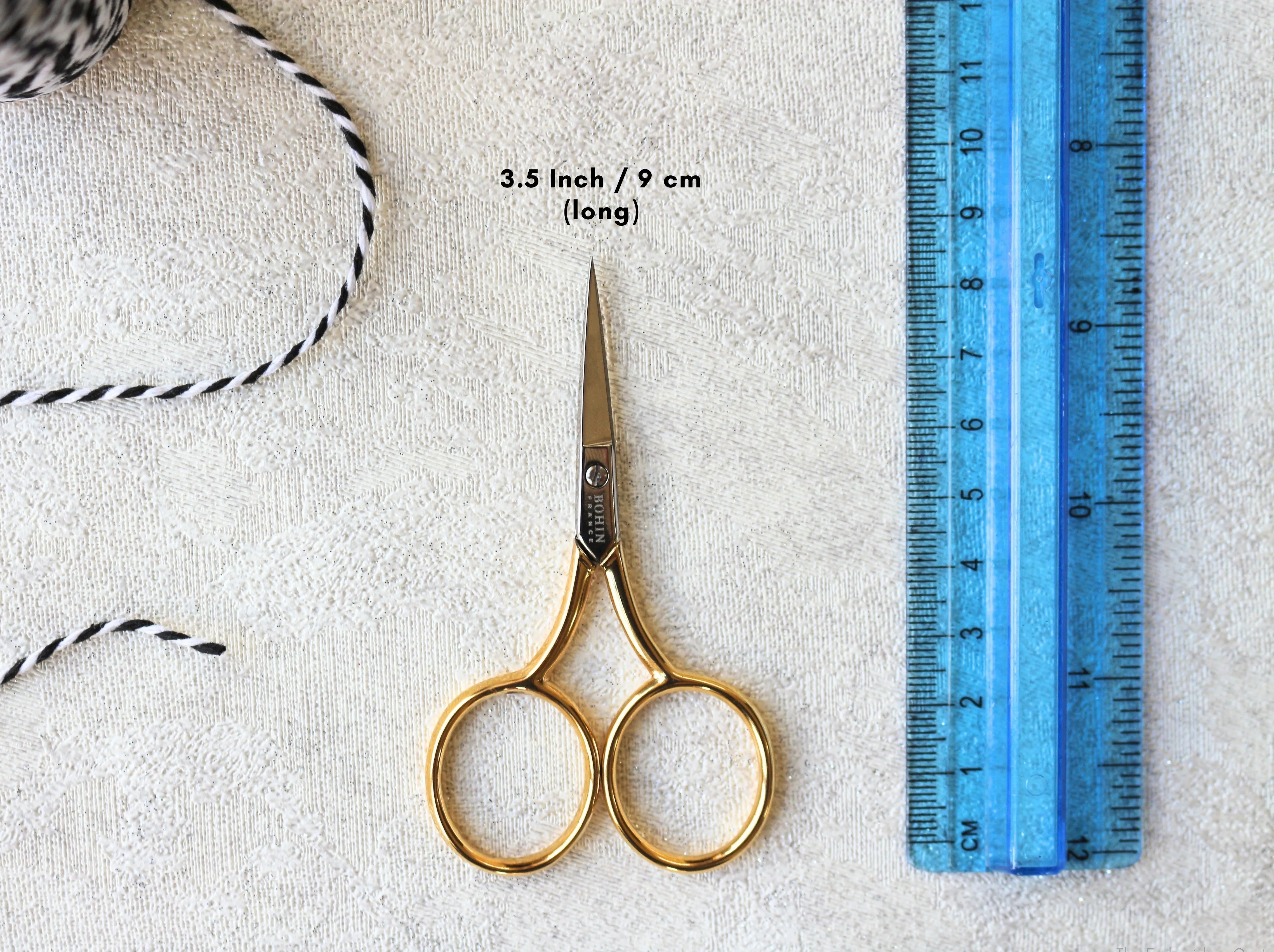 BOHIN Gold Extra Large Handles Embroidery Scissors
