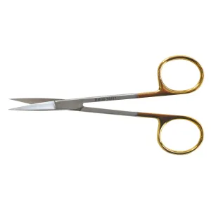 Br Surgical Iris Scissors Iris Scissor, Curved, Sharp/ Sharp, 4_" Tc