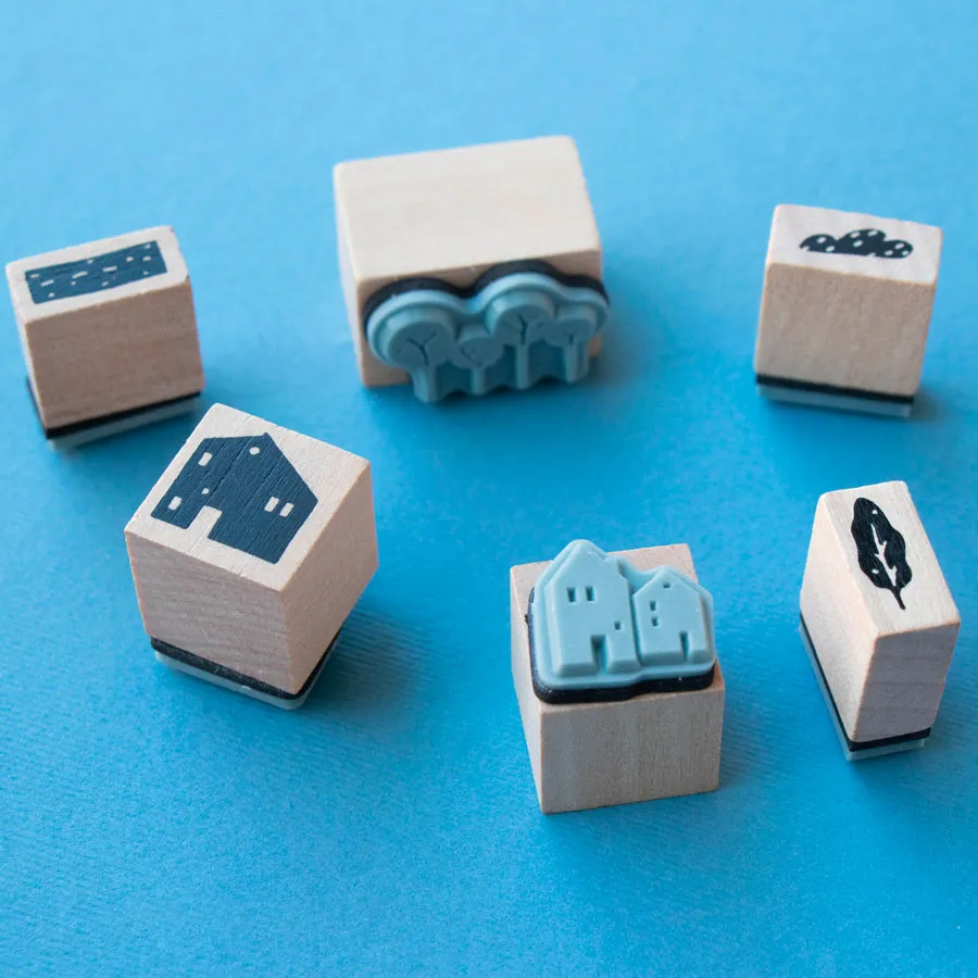 Calming Stamp Set ''Villages''