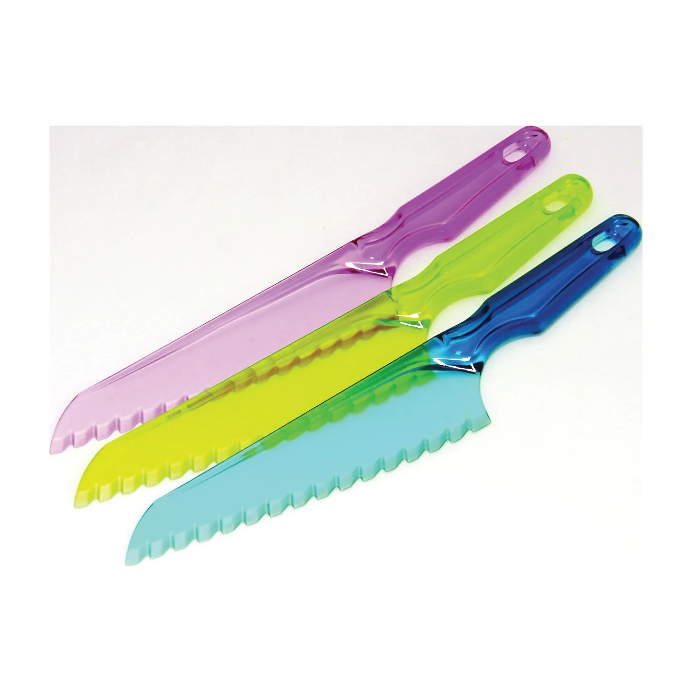 CHEF CRAFT 21697 Lettuce Knife, Plastic Blade, Plastic Handle, Assorted Handle