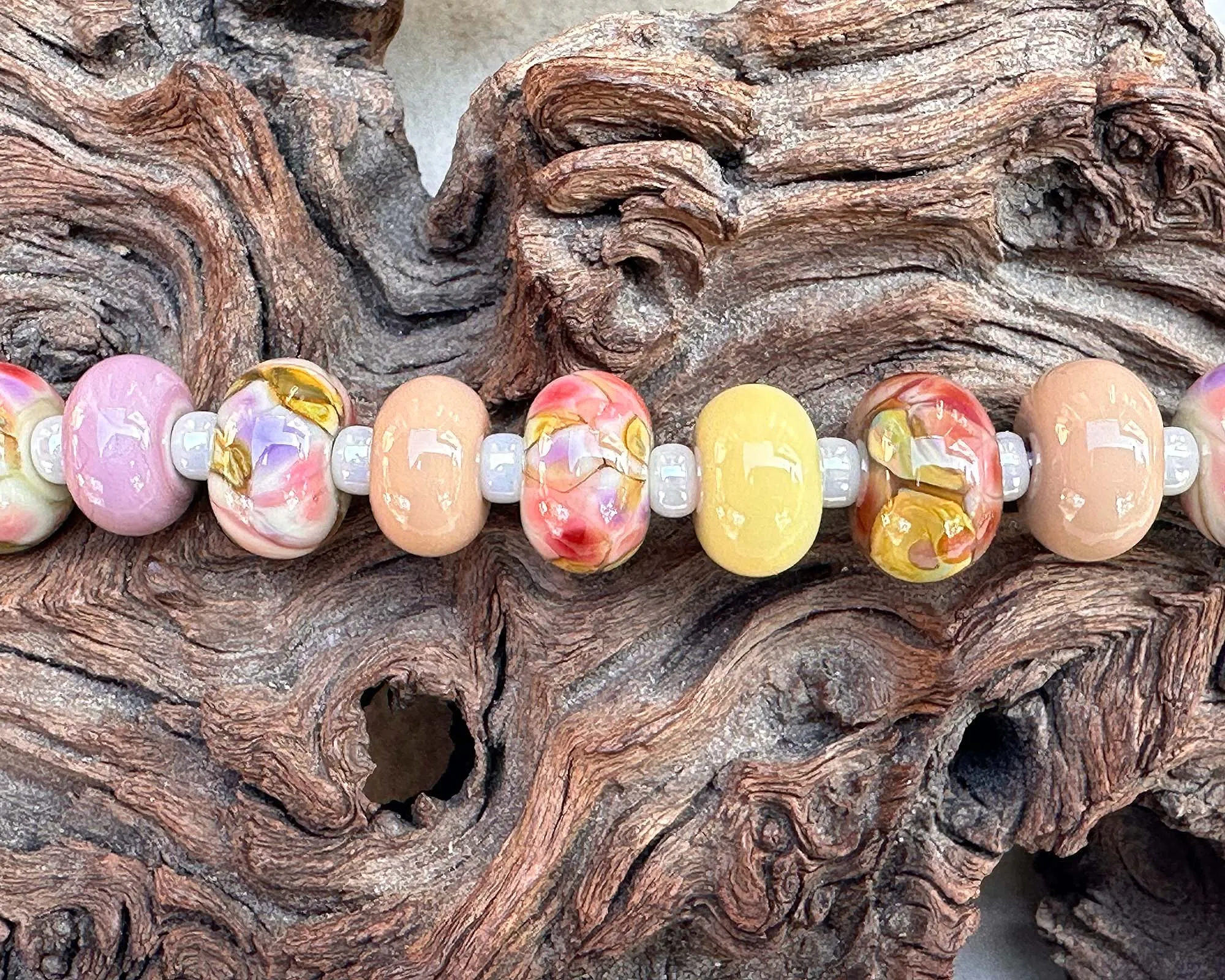 Colors of Spring Lampwork Beads Mix SRA