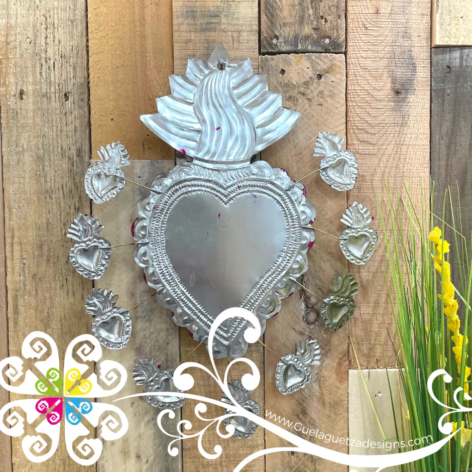 Corazon Reilete - Hojalata Wall Decor