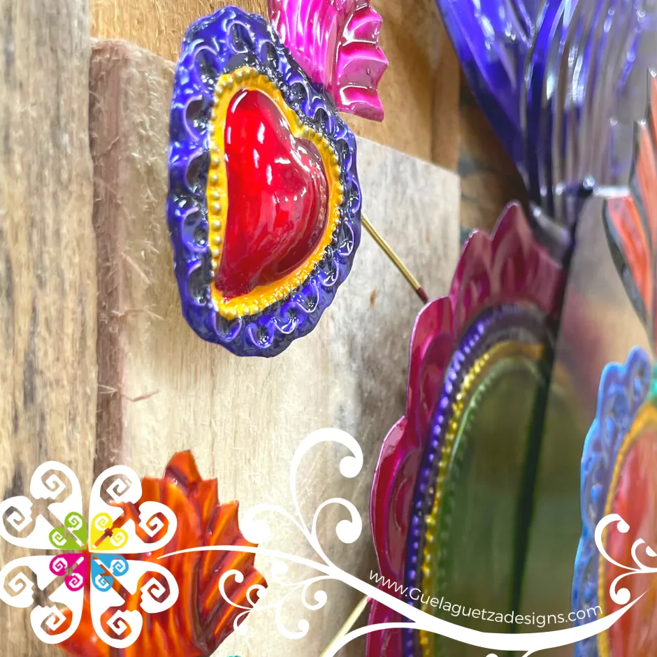 Corazon Reilete - Hojalata Wall Decor