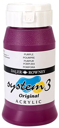 Daler Rowney Acrylic Colors System 3 PURPLE