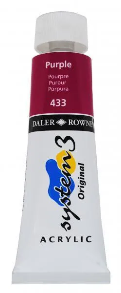 Daler Rowney Acrylic Colors System 3 PURPLE