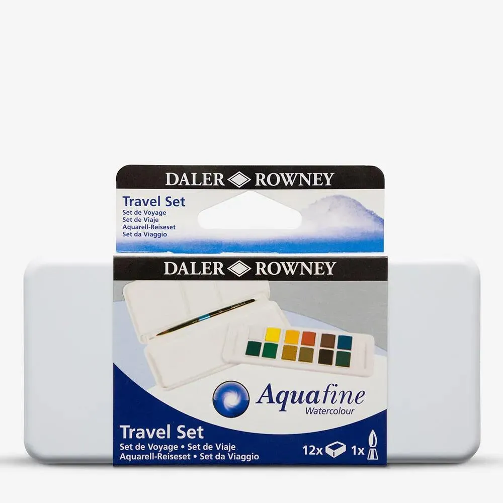 Daler-Rowney Aquafine Watercolour Travel Sets