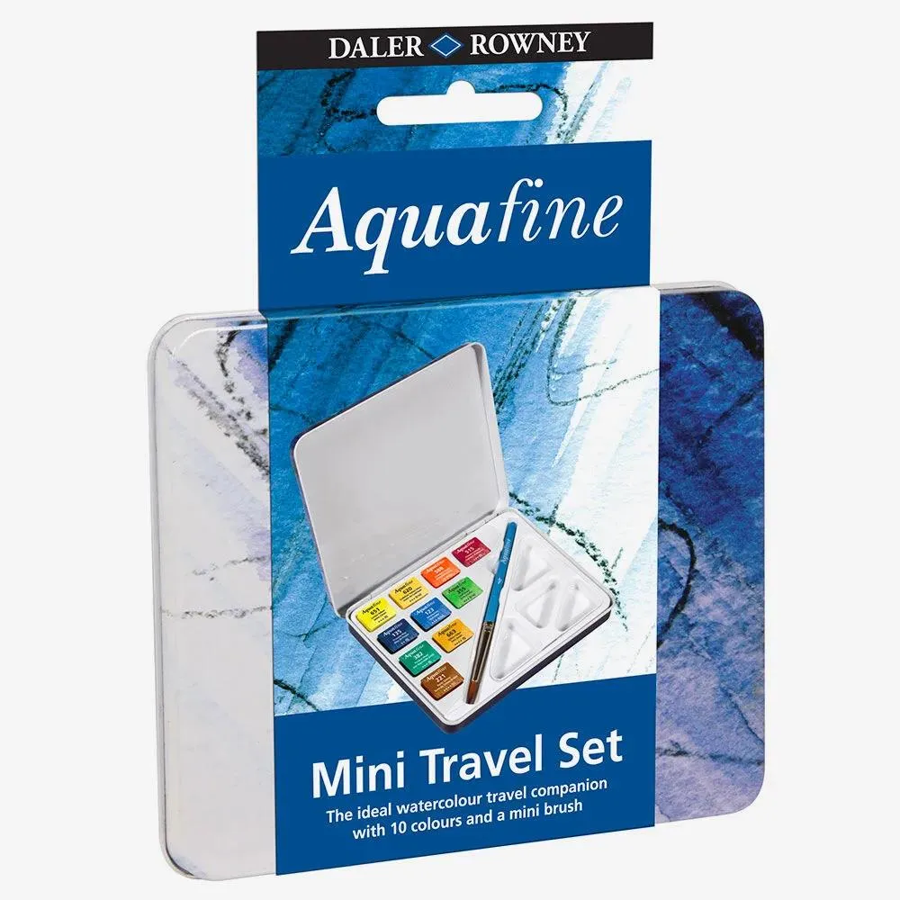 Daler-Rowney Aquafine Watercolour Travel Sets