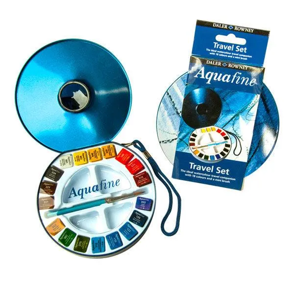 Daler-Rowney Aquafine Watercolour Travel Sets