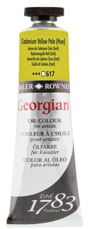 Daler Rowney Georgian Oil Paint - Cadmium Yellow Pale (Hue)