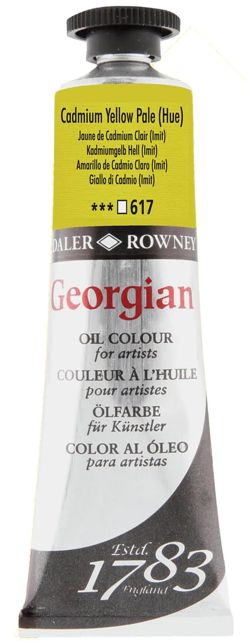 Daler Rowney Georgian Oil Paint - Cadmium Yellow Pale (Hue)