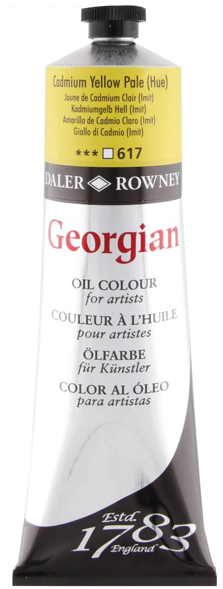 Daler Rowney Georgian Oil Paint - Cadmium Yellow Pale (Hue)