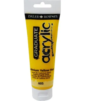 Daler Rowney Graduate Cadmium Yellow Acrylic Paint 120ml
