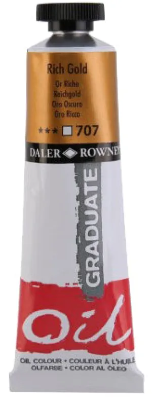 Daler Rowney Graduate Oil Colors RICH GOLD