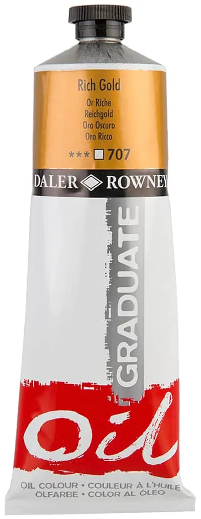 Daler Rowney Graduate Oil Colors RICH GOLD