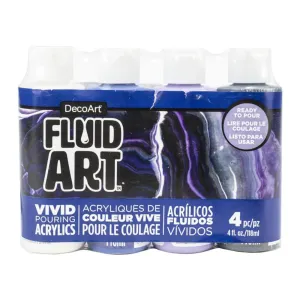 Deco Art - FluidArt Paint Pouring Value Pack 4 pack - Galactic*