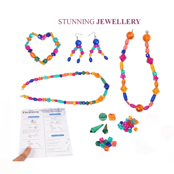Disney Frozen Crystal Beads Jewellery Making Kit Junior for kids