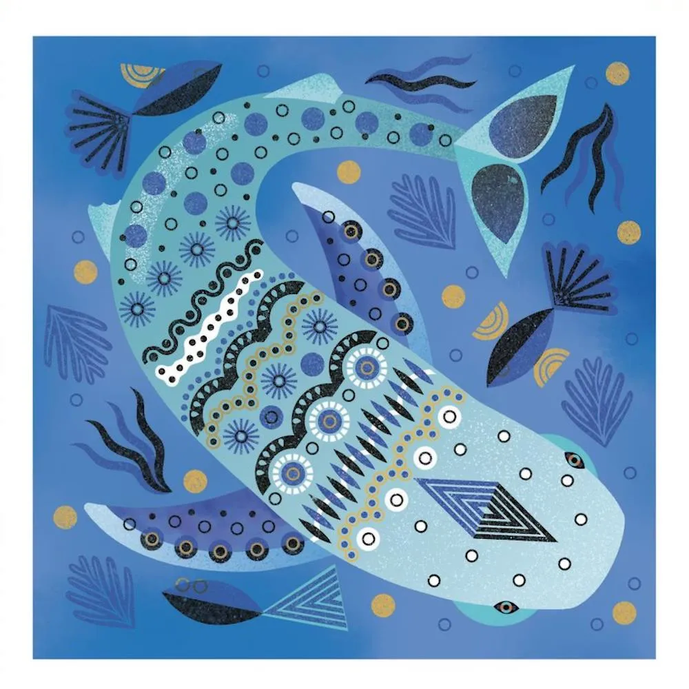 Djeco Clear Stamping Kit - Patterns & Animals