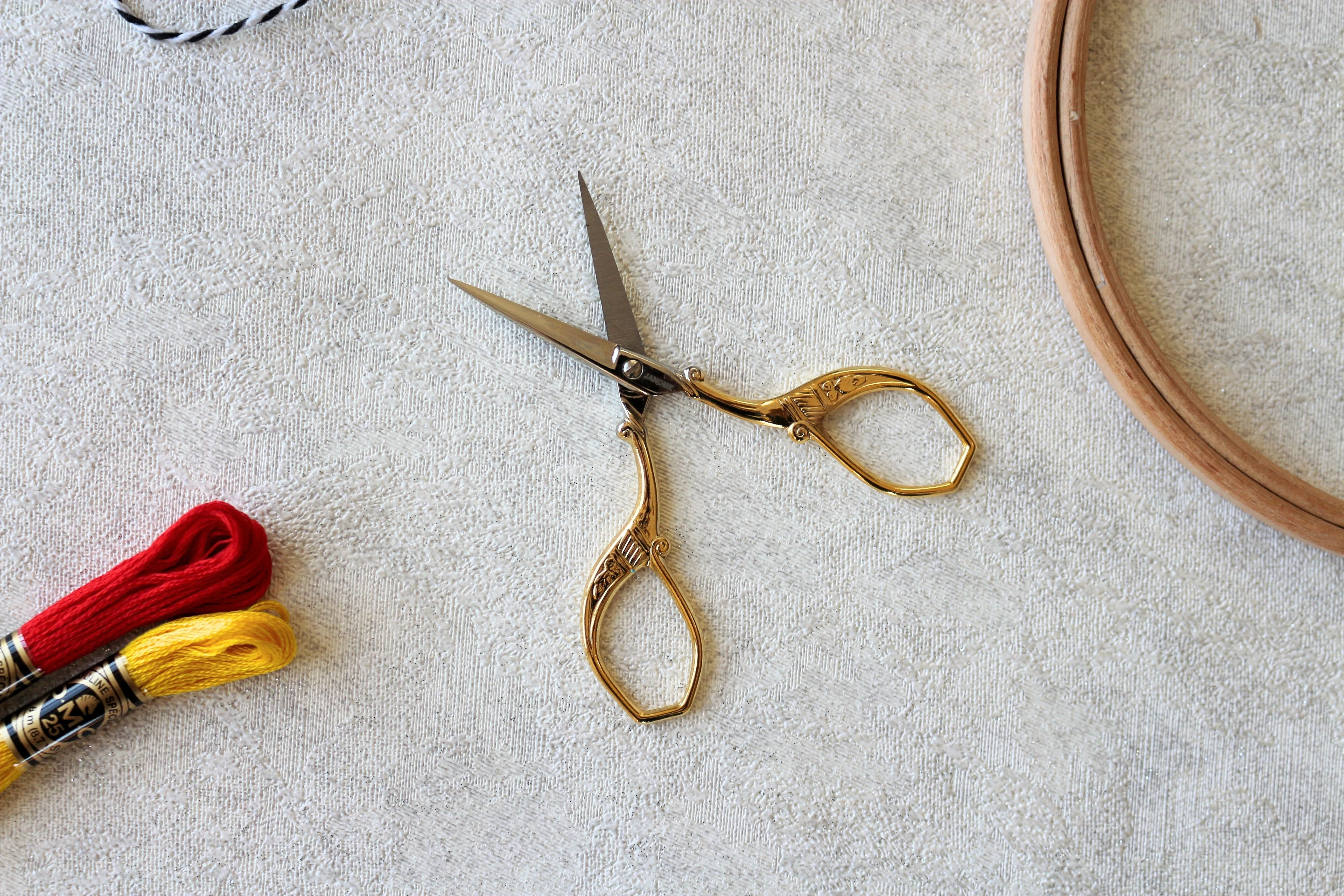 Floral Embroidery Scissors