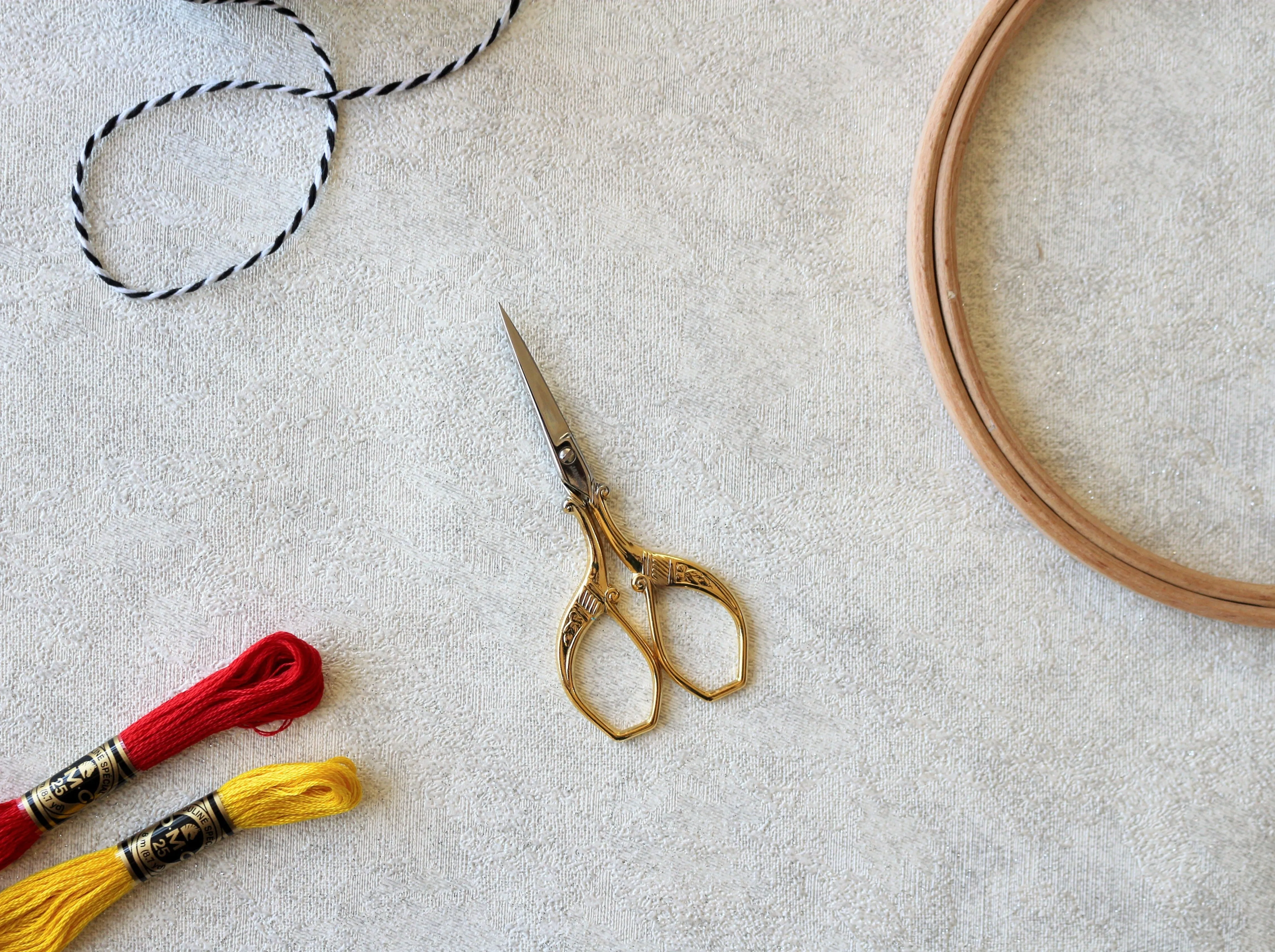 Floral Embroidery Scissors
