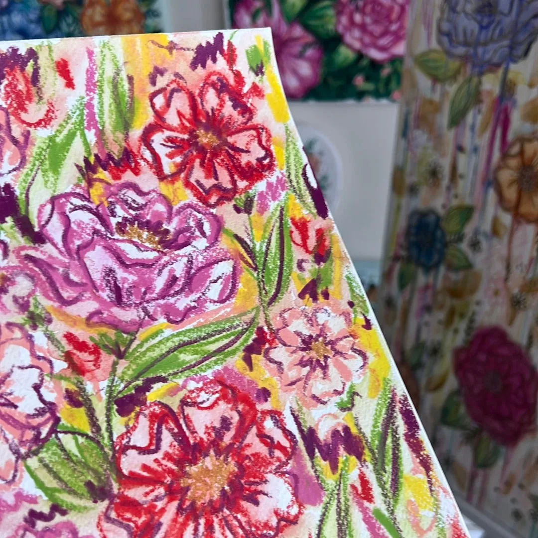 Floral Original Painted Watercolor Paper #15