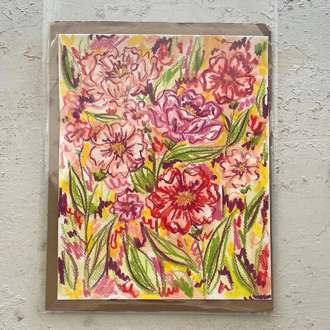 Floral Original Painted Watercolor Paper #15