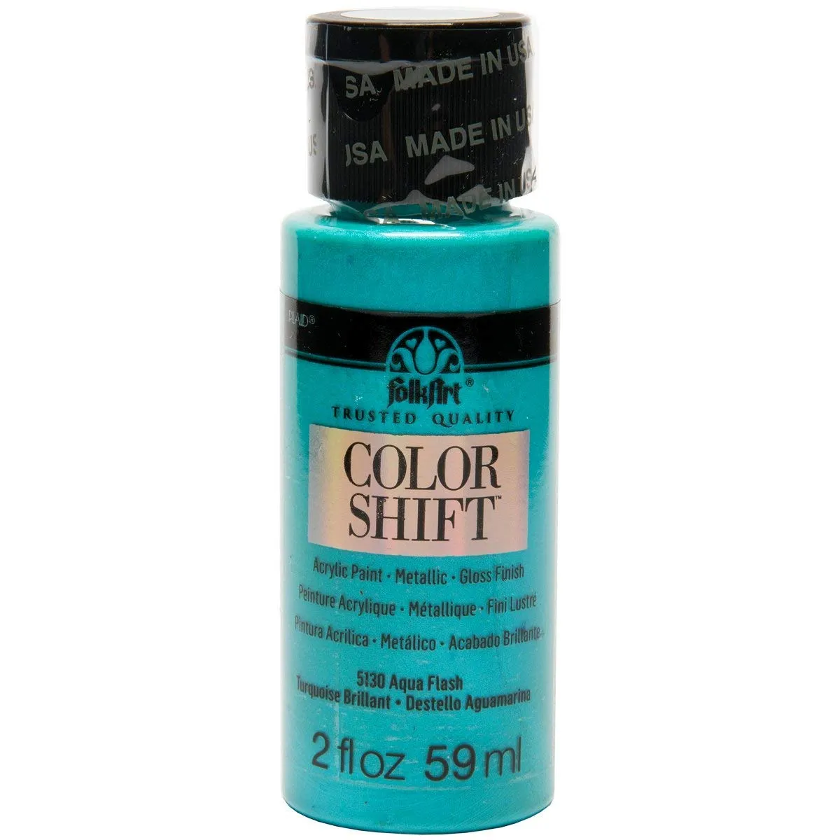 Folkart Color Shift Acrylic Paints Aqua Flash