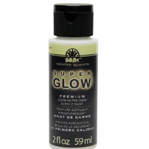 Folkart Glow In Dark Acrylic Paints Super Glow Acrylic Paints