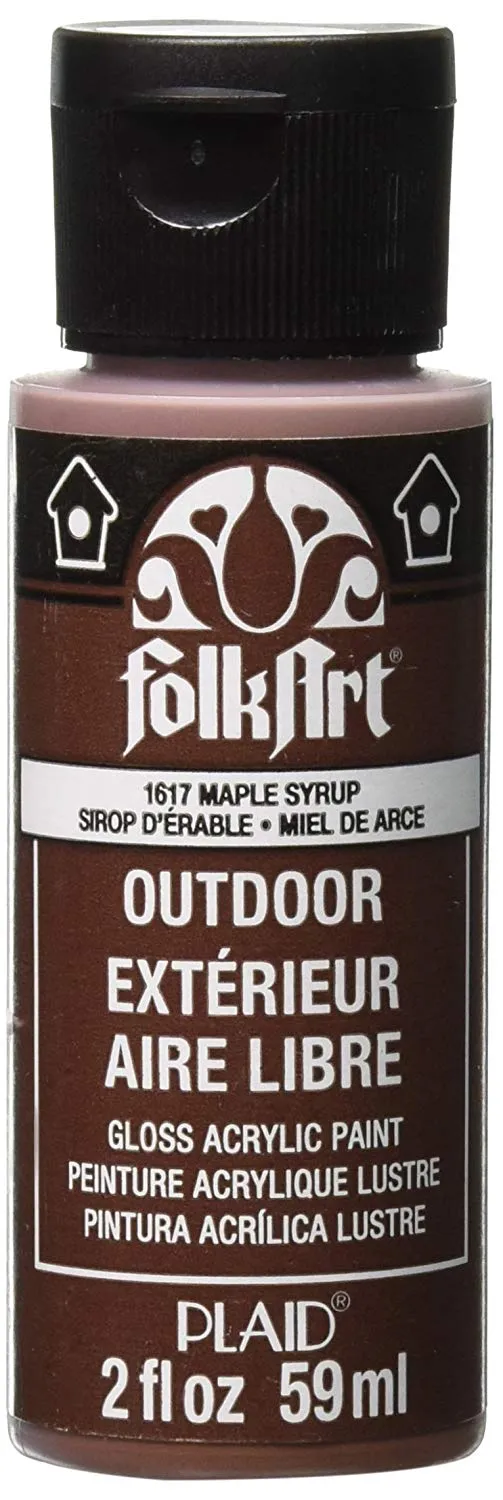 Folkart Outdoor Brush On - Maple Syrup  2 Oz.
