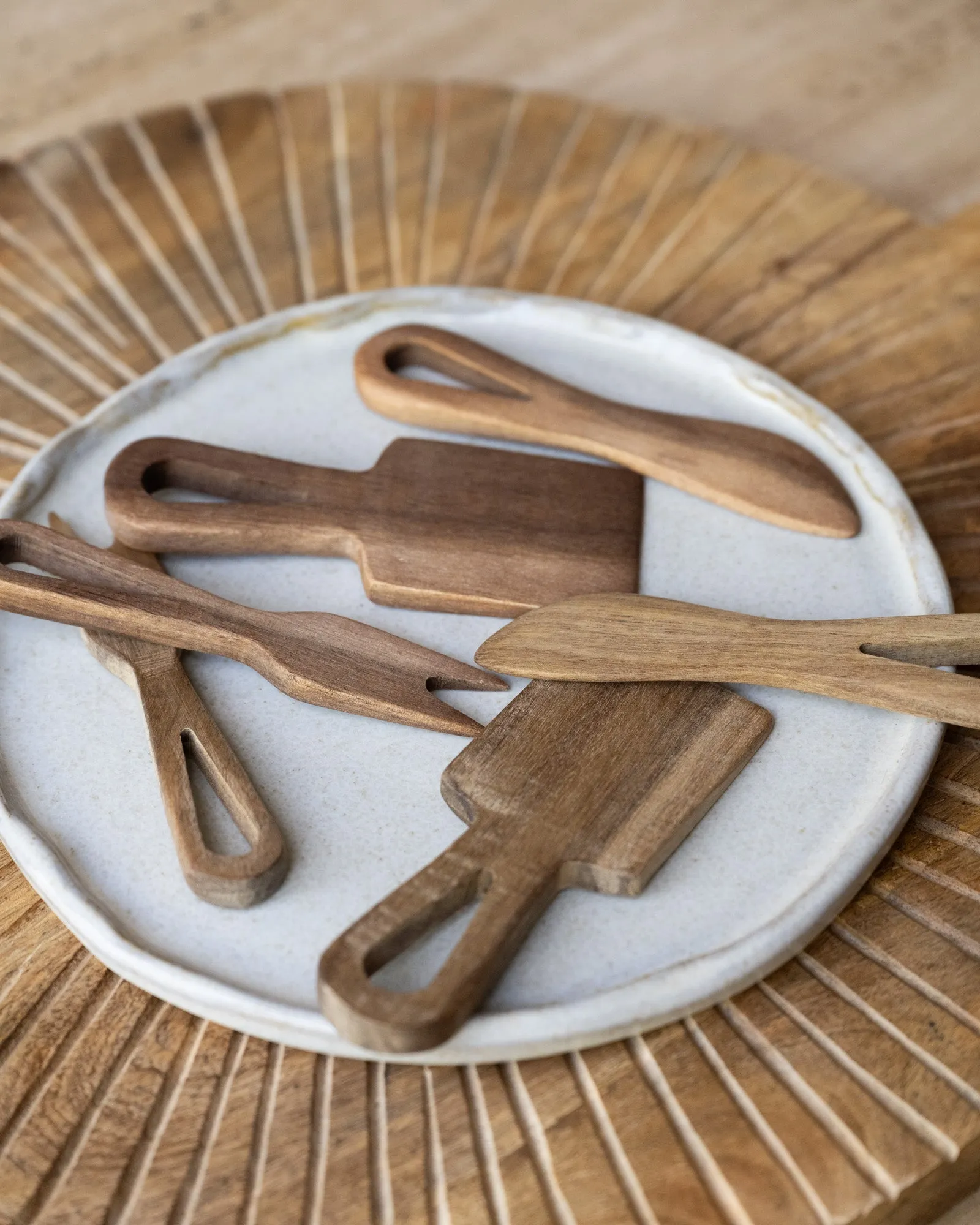 Giftset/3 - Cheese Knives Acacia